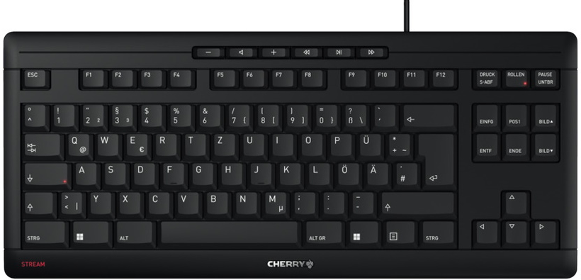 CHERRY STREAM KEYBOARD TKL schwarz