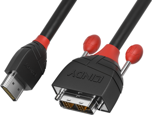 LINDY DVI-D - HDMI Kabel 1 m