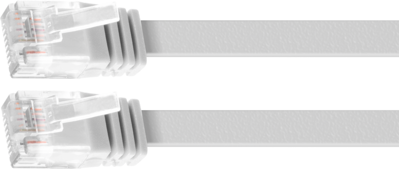 LINDY Patchkabel Flach RJ45 U/UTP Cat6 1 m