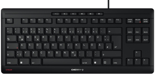 CHERRY STREAM KEYBOARD TKL schwarz