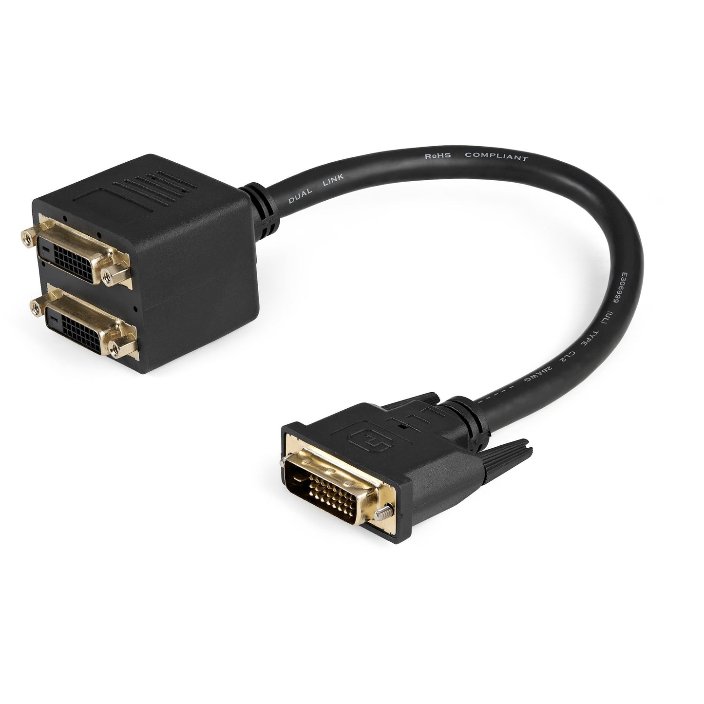 StarTech.com DVI-D auf 2x DVI-D 30cm Splitter Kabel - DVISPL1DD