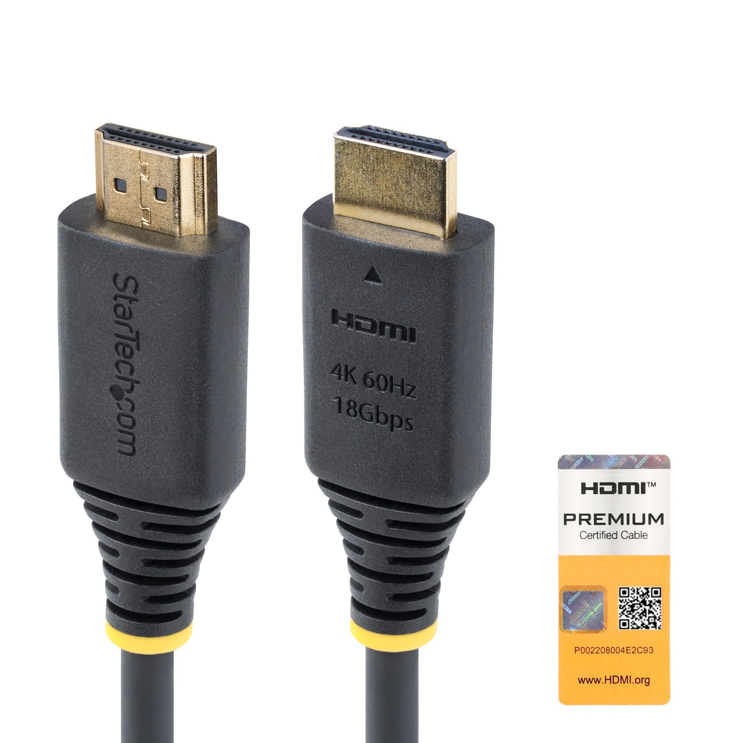 STARTECH ACCESSORIES HDMI Ethernet-Kabel 50 cm - HDMI2-CABLE-4K60-50C