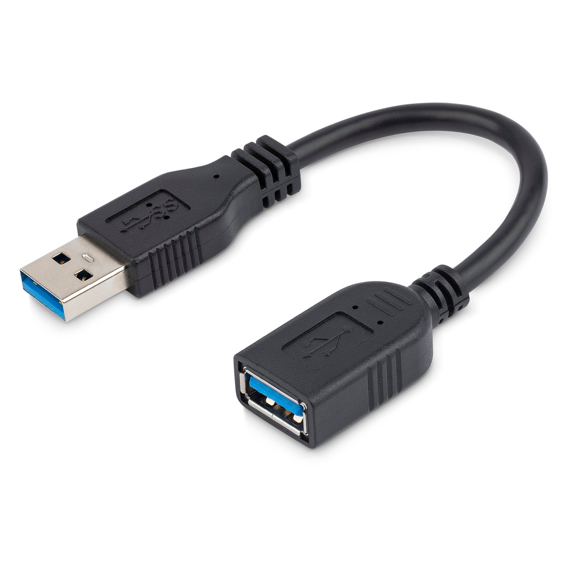 StarTech.com 15cm USB 3.0 Verlängerungskabel - USB3EXT6INBK